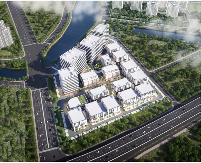 浦仪公路旁，竖起产业新地标